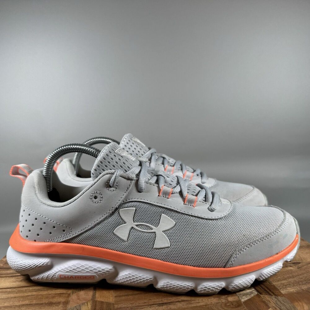 Under‎ Armour Charged Assert 10 Shoes Sneaker Womens Size 10 Grey Running